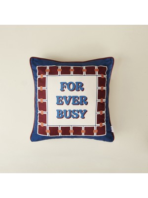 Evidea Soft Busy Kırlent - Renkli - 45X45 cm