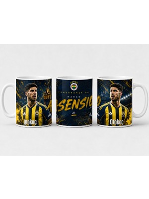 Aion Casa Aıon Casa Marco Asensio Temalı Fenerbahçe Kupa Bardak