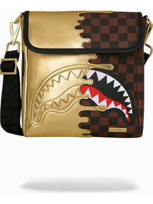 Sprayground Golden Dynasty Büyük Çapraz Askılı Çapraz Çanta