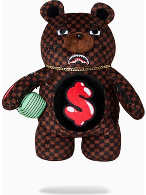 Sprayground Sharks In Paris Grin Grind Moneybear Desenli Sırt Çantası