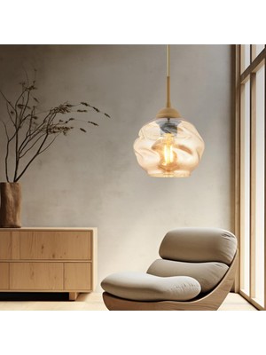 Apliqa Darko Tekli Eskitme Modern Sarkıt Oturma Odası Salon Sarkıt Avize