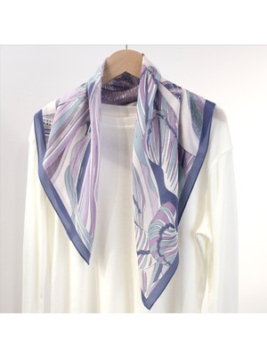 Pariz 100% Twill Ipek Eşarp 85X85