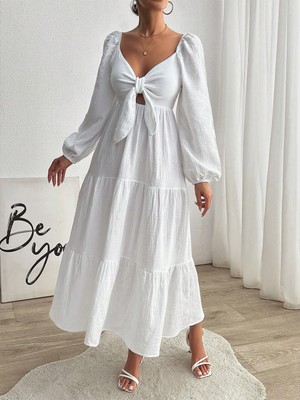 Mass Fashion Kadın Fiyonk Detaylı Gömlek