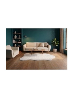 Dekoset Home Tavşan Tüyü Düz Post Beyaz Yumuşak Yıkanabilir Tabanlı Peluş Halı