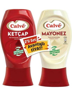 Ketcap 610 Gr. Acı + Mayonez 540 Gr.