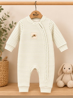 Bistyle  %100 Organik Unisex Tulum Fermuarlı Star And Lovely