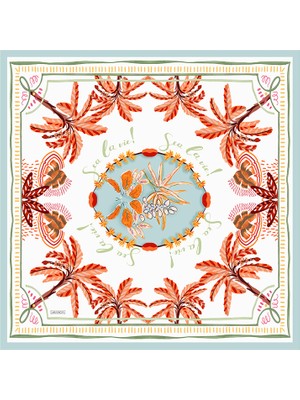 Arancia Mint 90X90 Pure Touch Eşarp