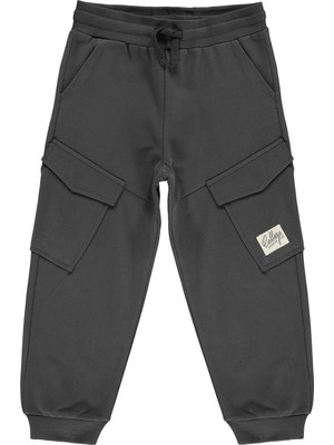 Civil Boys Basic Kargo Cepli 6-9 Yaş Eşofman Altı - Gri