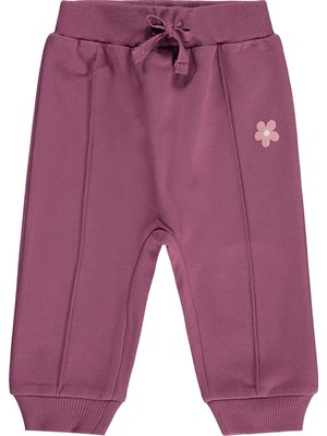 Civil Baby Çiçek Nakışlı Basic 6-18 Ay Eşofman Altı - Lila
