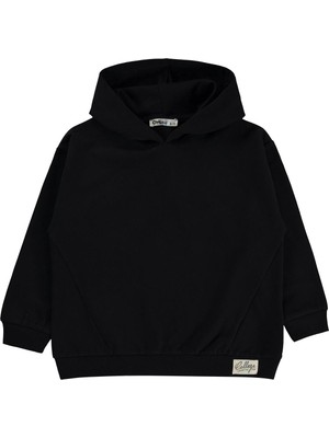 Civil Boys Basic Kapşonlu 6-9 Yaş Sweatshirt - Siyah