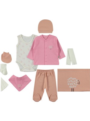 Bebbek Baby Lamb  Zıbın Setleri - Pudra