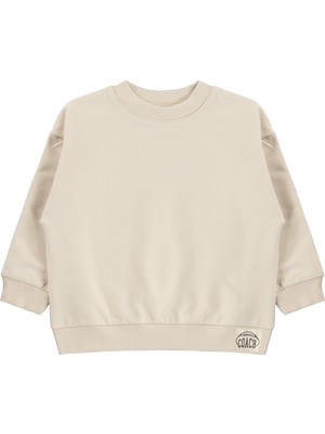 Civil Boys Basic 2-5 Yaş Sweatshirt - Bej