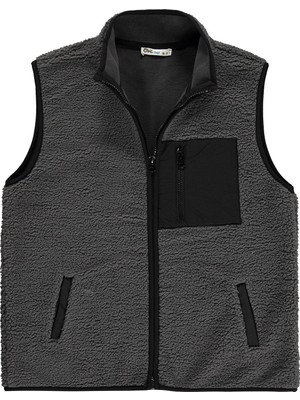 Civil Boys Mikro Cepli 10-13 Yaş Yelek - Gri