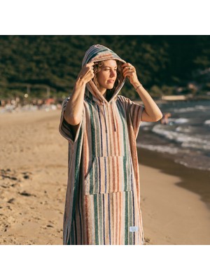Green Black Stripe Earth Unisex Sörfçü Pançosu Renkli Standart
