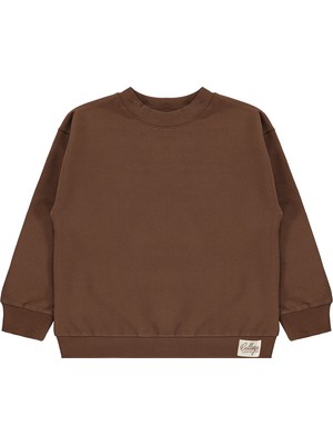 Civil Boys Basic 10-13 Yaş Sweatshirt - Kahverengi