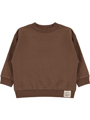Civil Boys Basic 2-5 Yaş Sweatshirt - Kahverengi