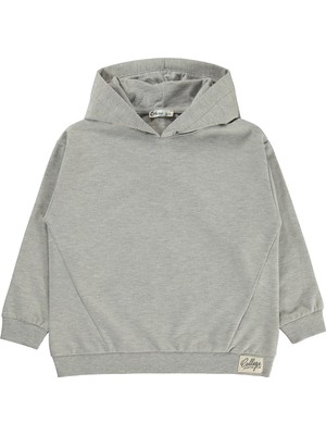 Civil Boys Basic Kapşonlu 6-9 Yaş Sweatshirt - Gri