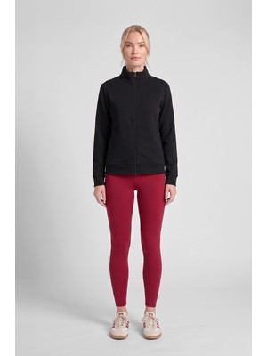 Kadın Fermuarlı Içi Polarlı Sweatshirt