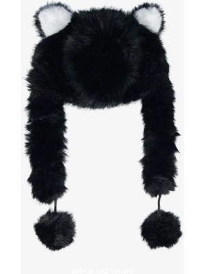 PIECE SIGNATURE Panda Peluş Kadınlar Için Bere