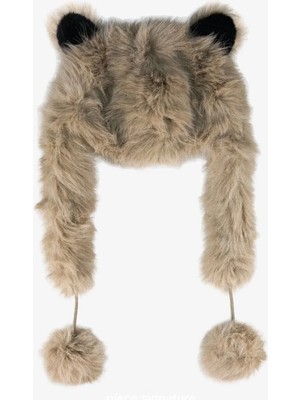 PIECE SIGNATURE Panda Peluş Kadınlar Için Bere