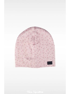 PIECE SIGNATURE %100 Cotton Çift Kat Kız Bebek Penye Bere ( 0-18 Ay )