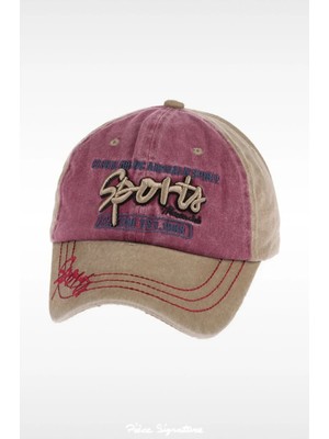 PIECE SIGNATURE Yüksek Kalite, %100 Pamuk Jean Trucker Şapka, Kadın ve Erkekler Için ( 58-59 cm )