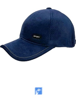 PIECE SIGNATURE Kadife, Kış Kulaklıklı, Içi Polarlı, Çok Işlevli, Ayarlanabilir, Armalı Golf Şapkası