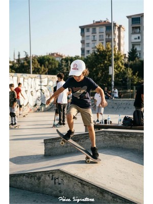 PIECE SIGNATURE %100 Pamuk Çocuk Türkiye Şapka ( Unisex ) ( 7-10 Yaş )