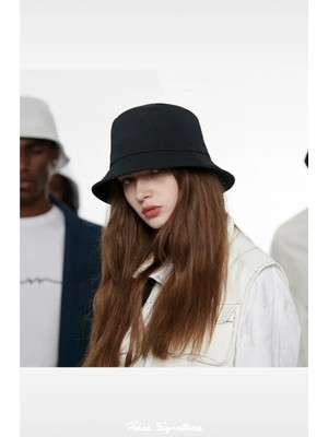 PIECE SIGNATURE Gorro Pescador Kadın ve Erkek Şapka ( Siyah )