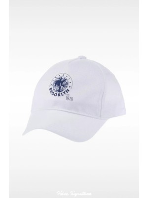 PIECE SIGNATURE %100 Pamuk Erkek Çocuklar Için Güneş Şapkası ( 4-8 Yaş ) ( Size 52 )