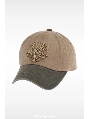 PIECE SIGNATURE Yüksek Kalite, %100 Pamuk Jean Trucker Şapka, Kadın ve Erkekler Için ( 58-59 cm )