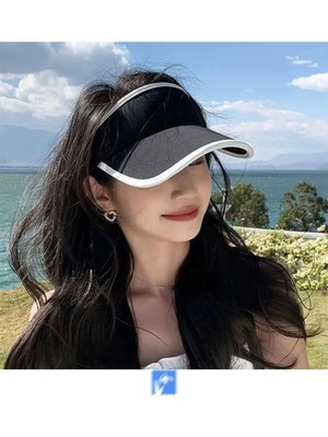 PIECE SIGNATURE Çabuk Kuruyan, Anti Uv Güneş Korumalı Geniş Vizör Şapka