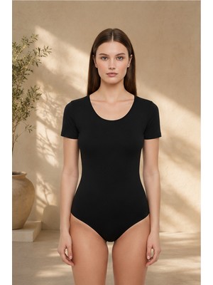 Frem Viskon Yarım Kol Beyaz Kancalı Body F203
