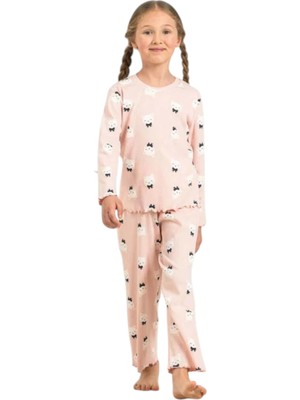Rolypoly RP3901C Kız Çocuk Uzun Kol Pijama Takım