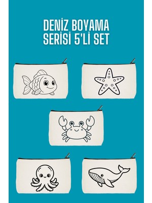 Belirtilmemiş Siyah Gabardin Bez Çanta 10'lu Paket Kalemlik Hediyeli