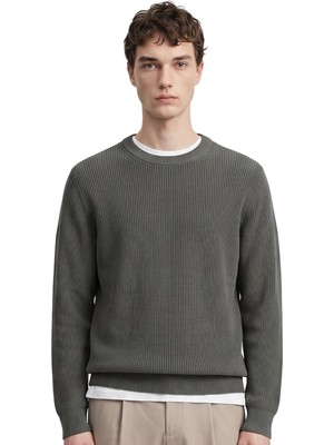 Happy Trend Anthony Jackson Premium Pamuk Ribana Triko Kazak Giordani