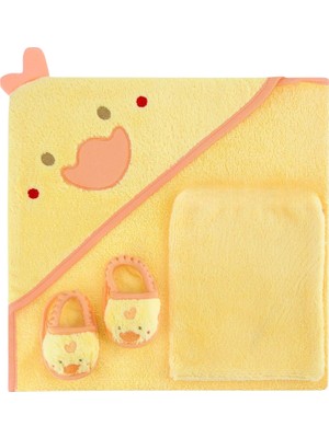 Happy Trend Bebek Havlu Kundak Seti Little Duck
