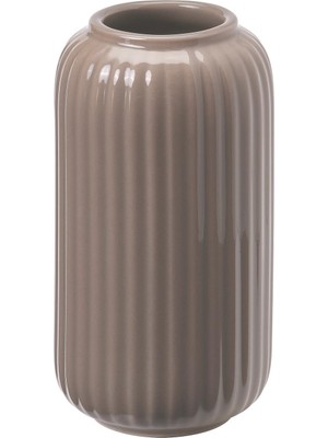 IKEA Modern Gri Cam Vazo 12 cm - Dekoratif Ev & Ofis Süsü - Çiçek Vazosu Şık Tasarım