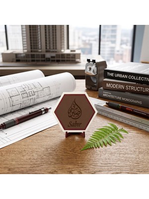Miawiki Modern Çizgili Damla Formlu Sabır Süsü Çalışma Masalarınız Için Estetik ve Zarif Bir Dekoratif Seçenek 10X10 cm