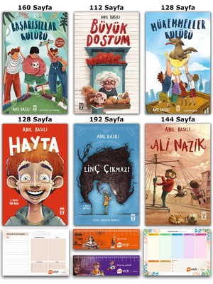 İlk Genç Timaş Ali Nazik - Başarısızlar Mükemmeller Kulübü - Büyük Dostum - Hayta Set 6 Kitap