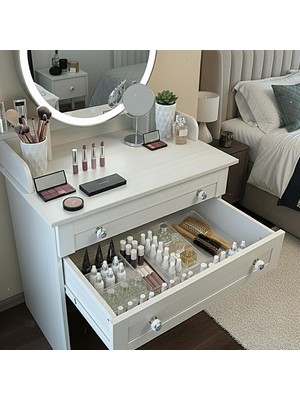 Brf Store Fhm-Prıme Modüler Organizer Set Takı Aksesuar Düzenleyici Çekmece Içi Makyaj Organizer Kristal (20'l