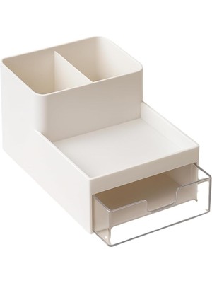 Brf Store Fhm-Prıme Lüks Şeffaf Makyaj Organizeri – Minimalist Masa Üstü Kozmetik, Kalemlik ve Takı Düzenleyic