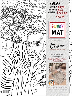 Brf Store Fhm-Prıme Akademi Çocuk Funny Mat - Vincent 30X40CM - Yeni