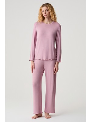 Catherine's Pointel Kumaş Rahat Kesim Pijama Takımı