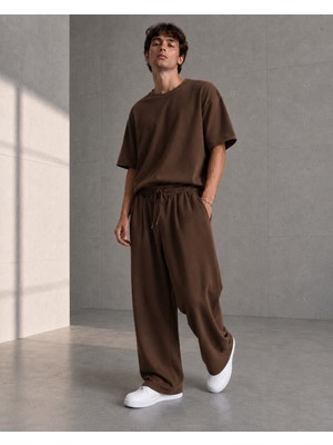 Shemard Kahve Oysho Baggy Pantolon