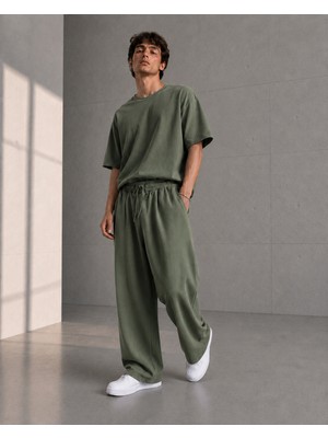 Shemard Yeşil Oysho Baggy Pantolon