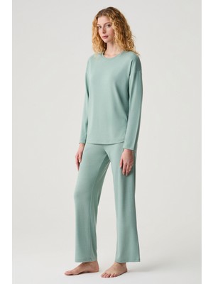 Catherine's Triko Rahat Kesim Pijama Takımı