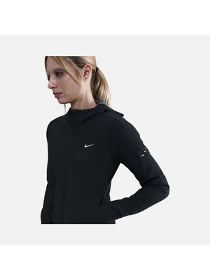Nike Swift Therma-Fıt Kadın Siyah Koşu Ceketi - Dar Kalıp 1 Beden Büyük Alınmalı - | HV8928-010