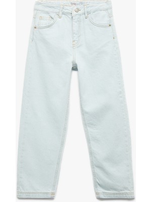 Koton Pamuklu Cep Detaylı Relax Fit Denim Pantolon