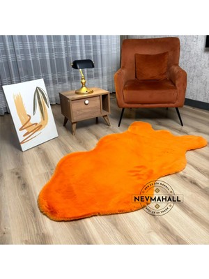 Nevmahall Premıum Kalite Tavşan Peluş Post Kesim Yumuşak Doku Tüy Dökmez Halı